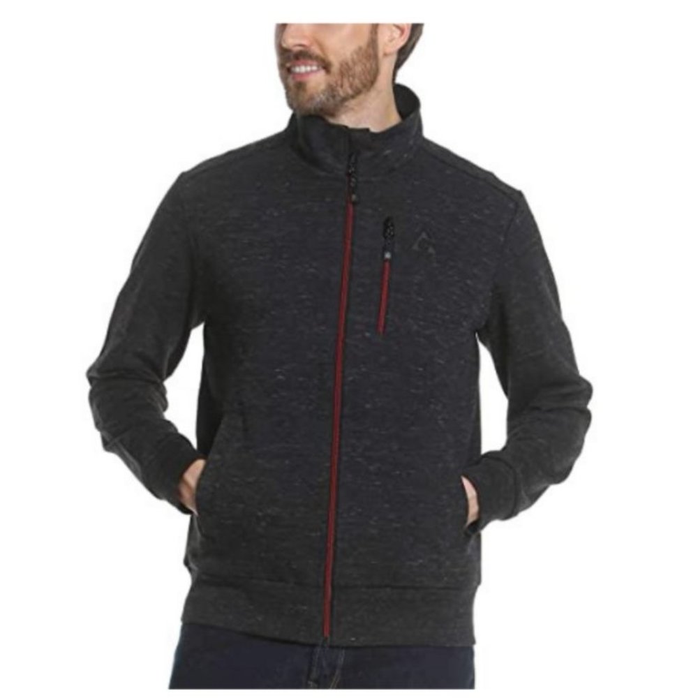 Gerry Men’s Static Full Zip Long Sleeve Jacket – Slate Heather, Size XL NWOT